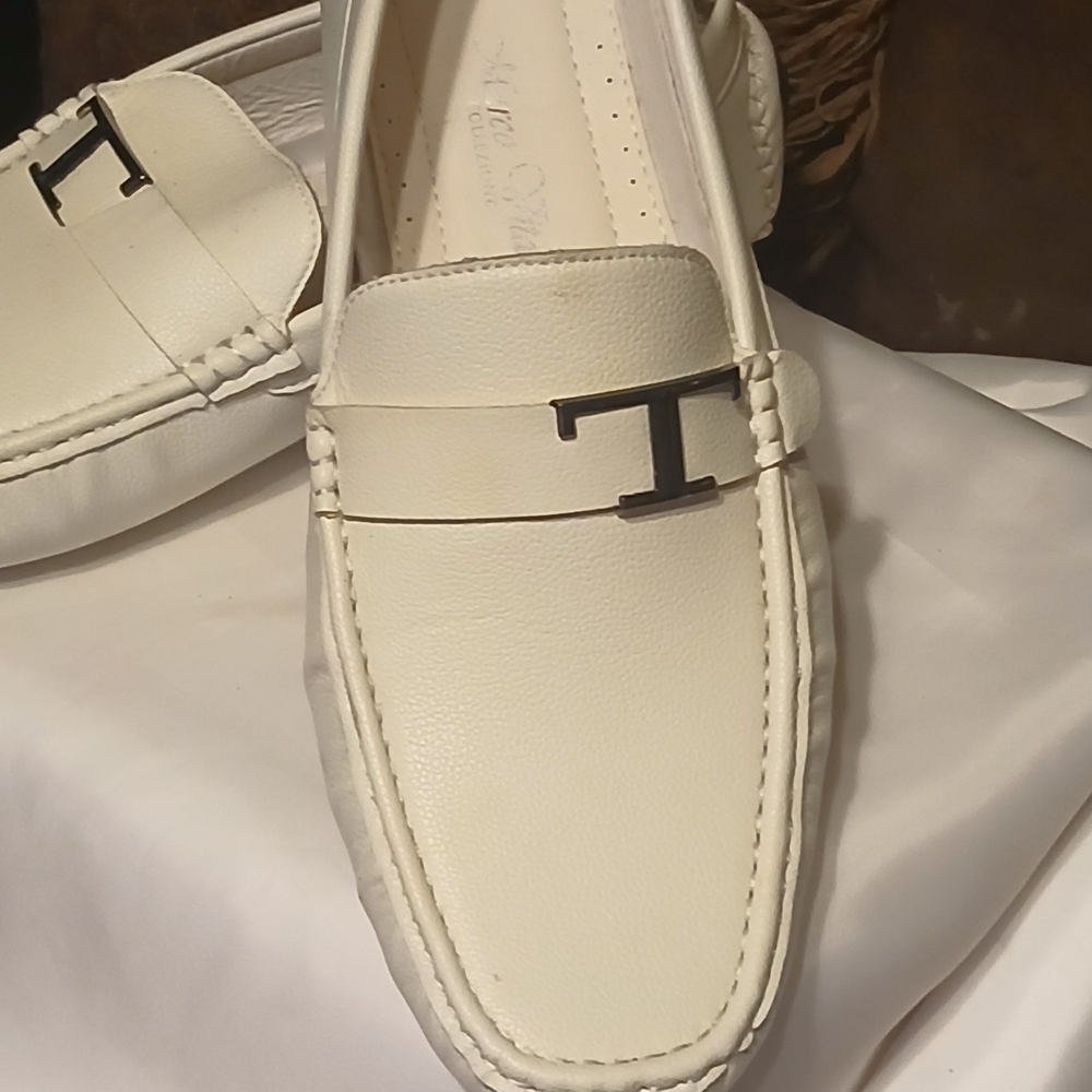 Marco Vitale Collezione Men's White Loafers